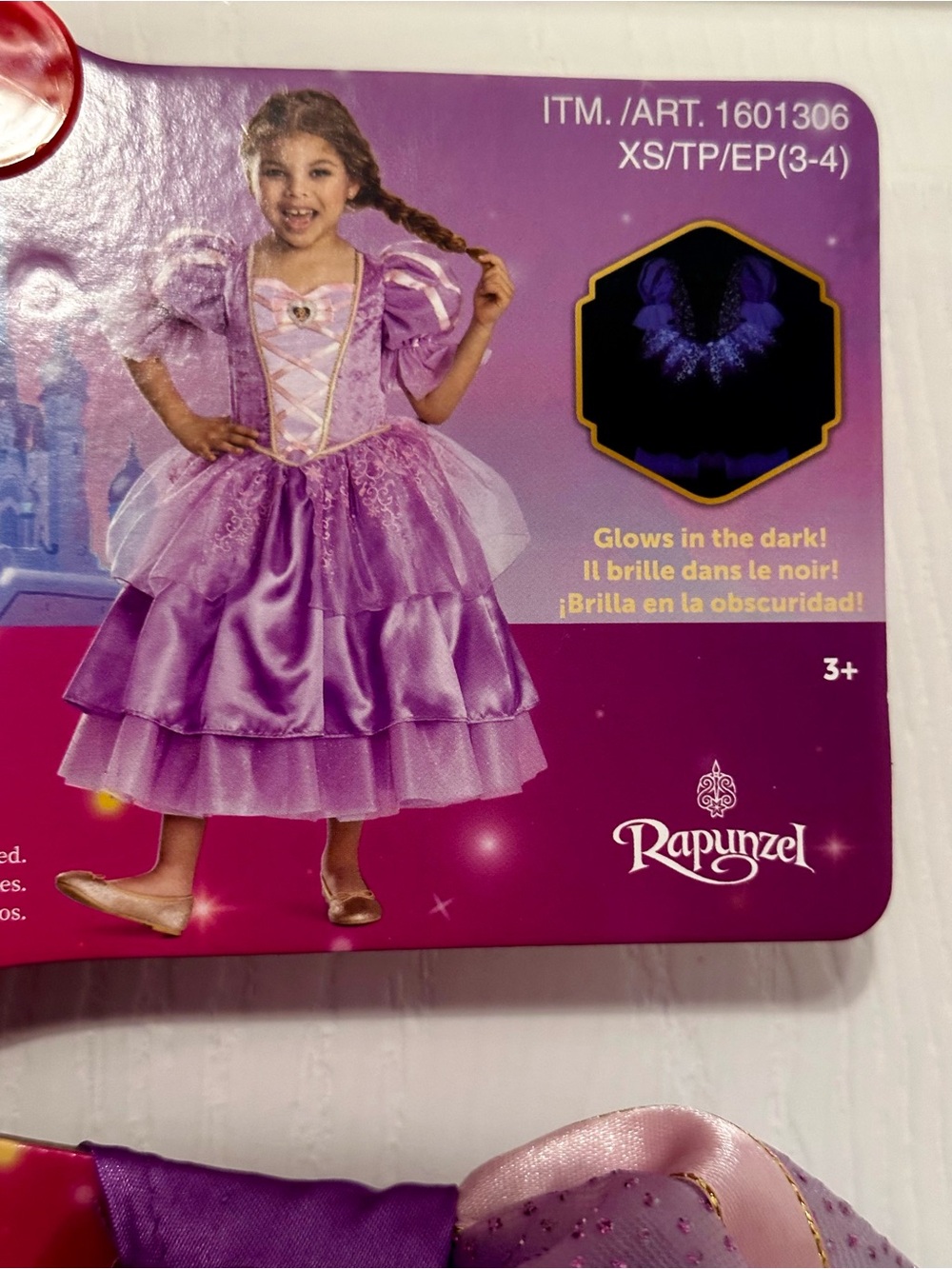 Disney Princess Rapunzel Girl’s Costume - Size XS (3-4T) - Picture 10 of 11